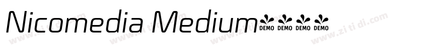 Nicomedia Medium字体转换 Nicomedia Medium字体转换